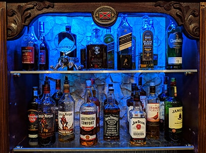 Our display of Whiskey & Scotch